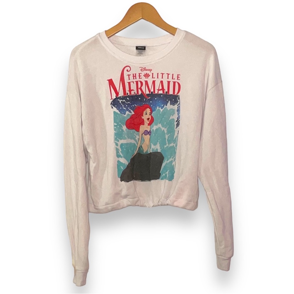 Disney Little Mermaid Crop Sweatshirt